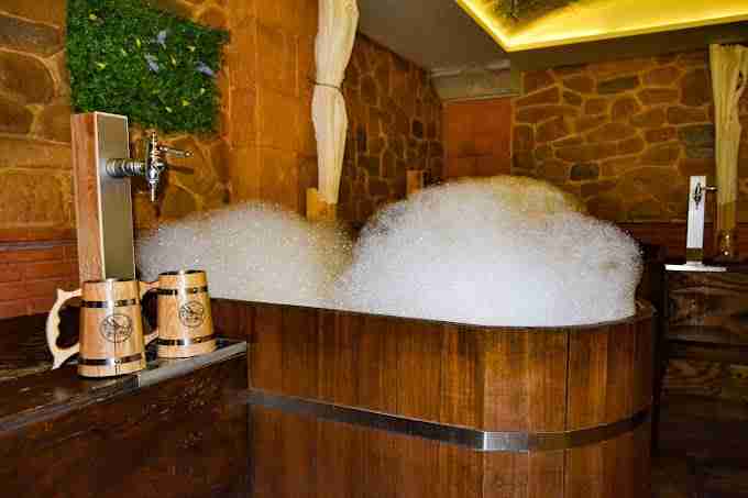 spa con cerveza